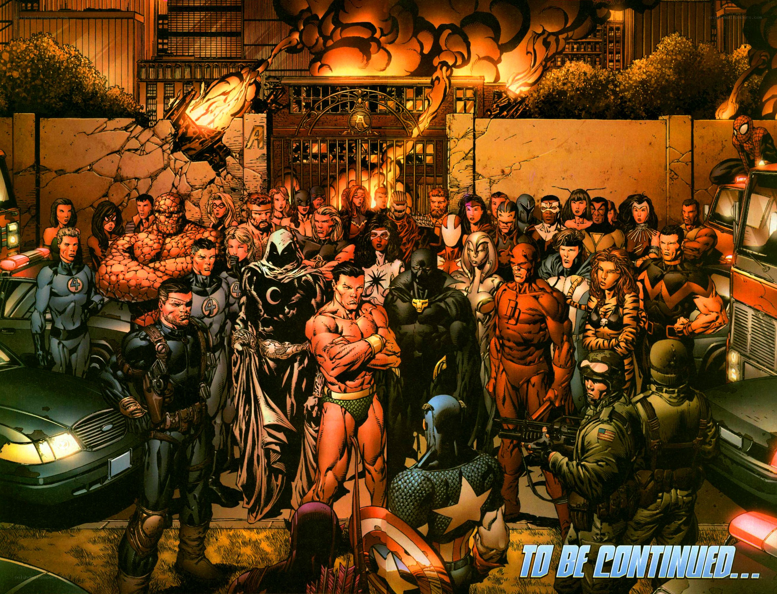 Marvel heroes in crisis