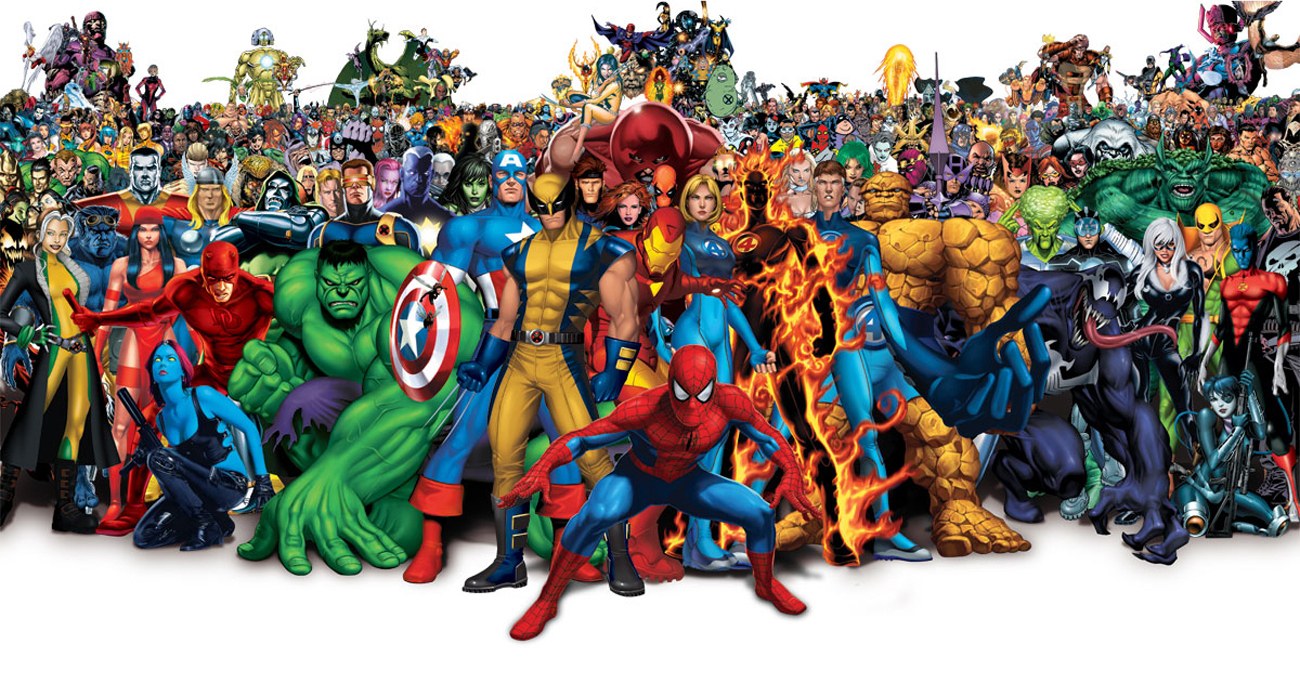 Marvel superhero gathering