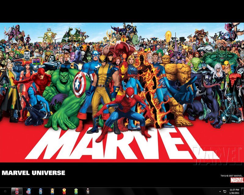 Marvel Superheroes Group — Red