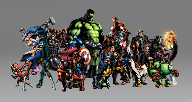 Marvel superheroes group