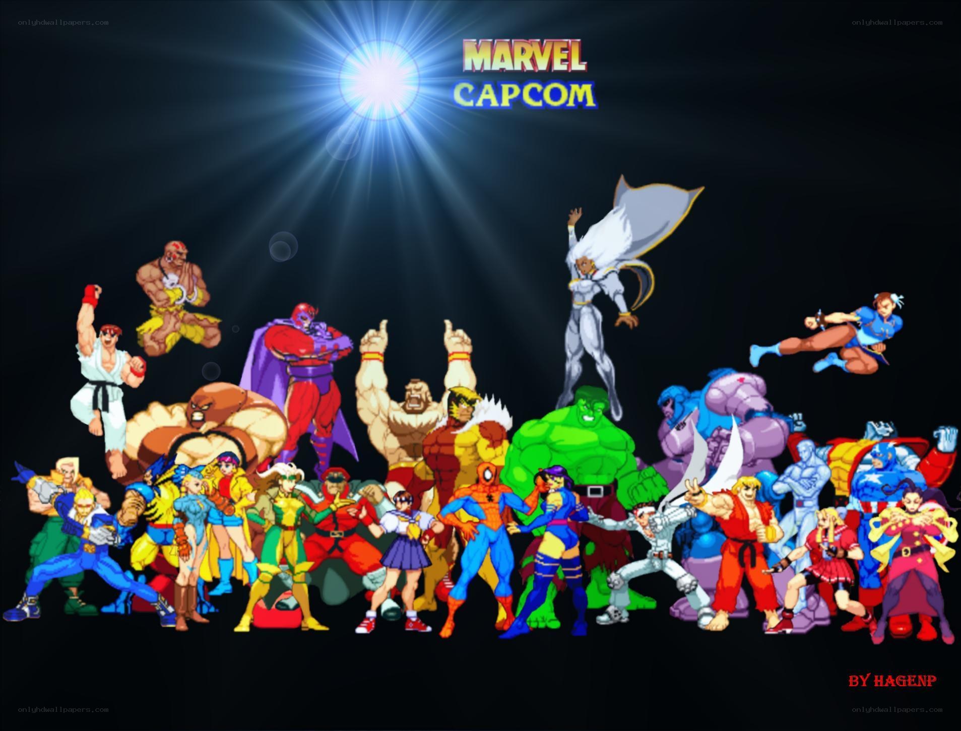 Marvel vs Capcom characters