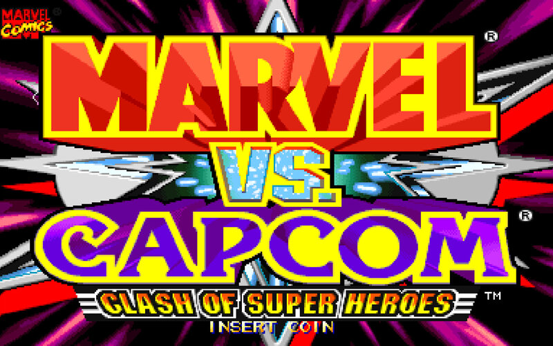Marvel vs Capcom title screen