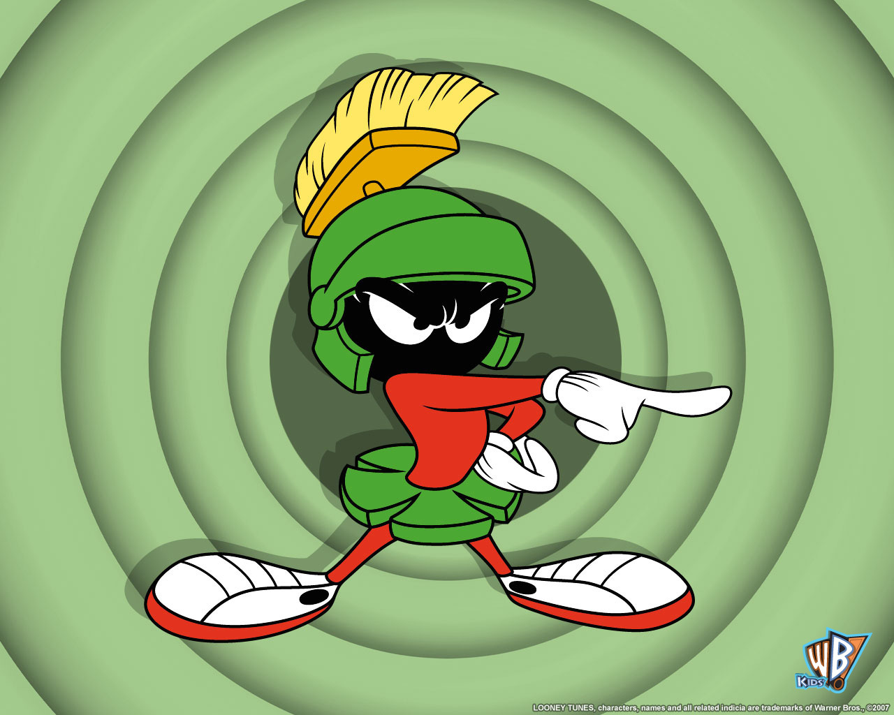 Marvin the Martian pointing