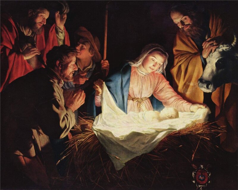 Mary and Baby Jesus — Dark