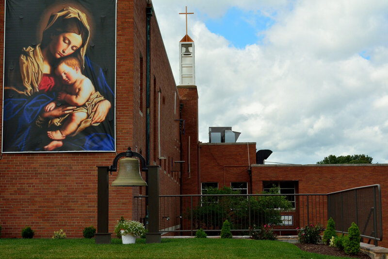 Mary and Baby Jesus Painting