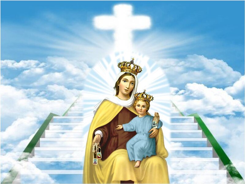 Mary and Jesus in Heaven