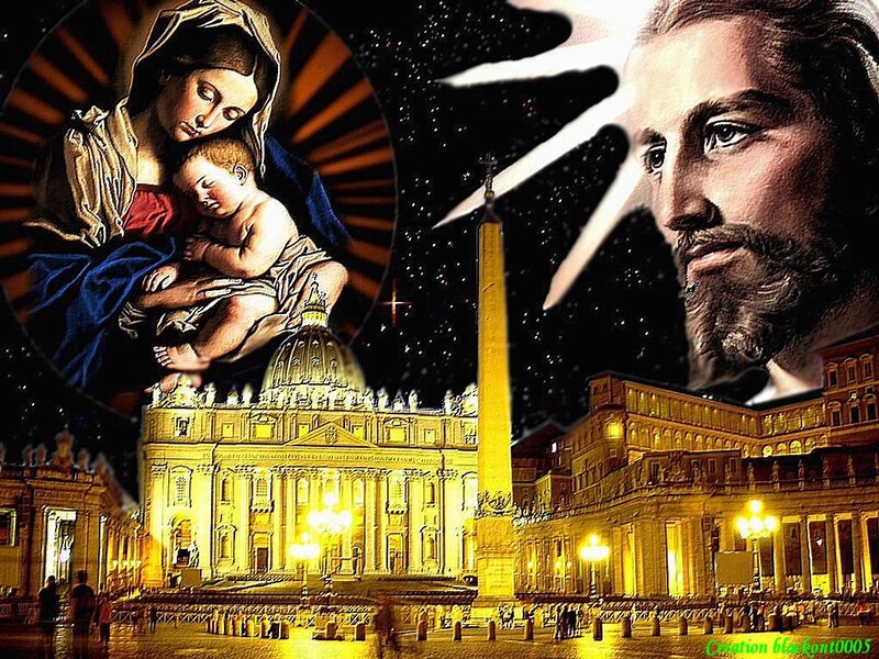 Mary and Jesus with Vatican