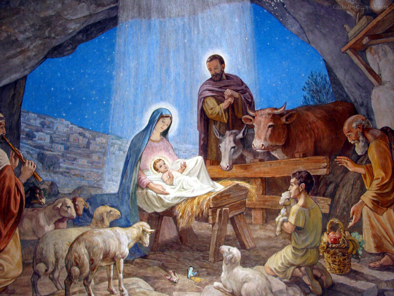 Mary Holding Baby Jesus