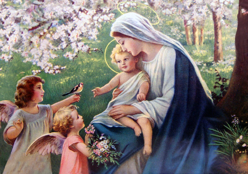 Mary Holding Jesus Child