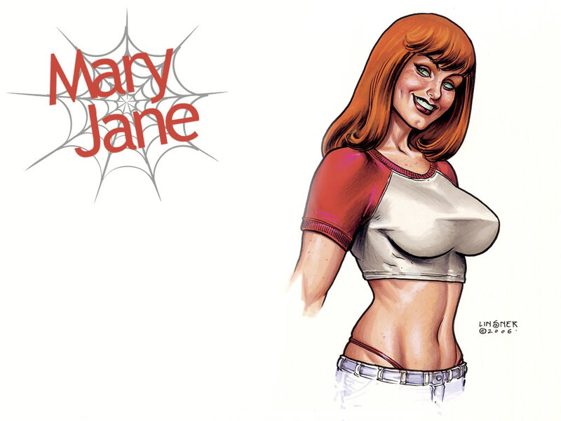 Mary Jane Watson illustration