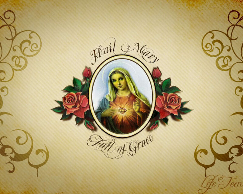 Mary with Sacred Heart