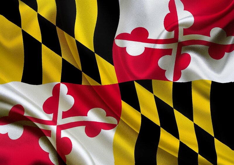 Maryland State Flag — Red, Patriotic