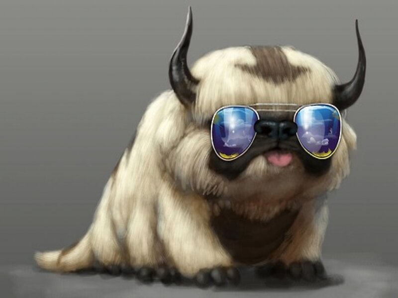 Mascot with Sunglasses