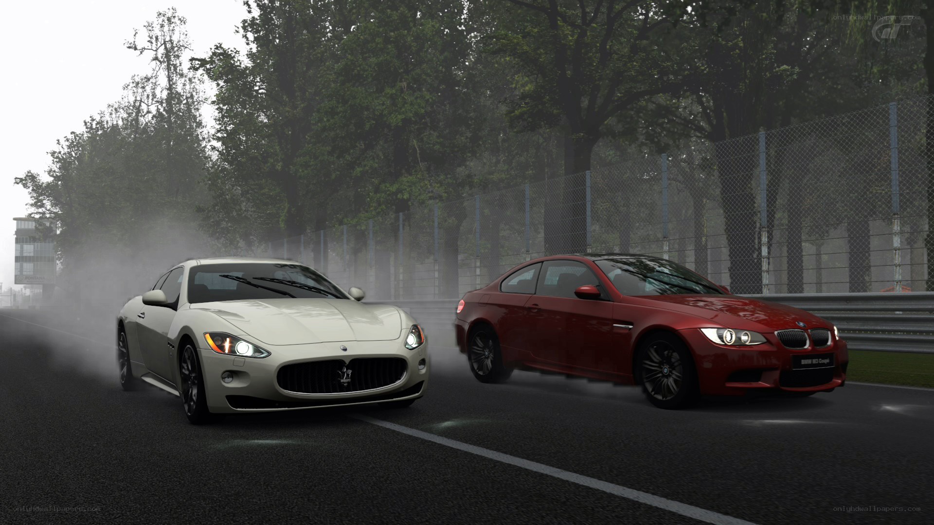 Maserati and BMW racing