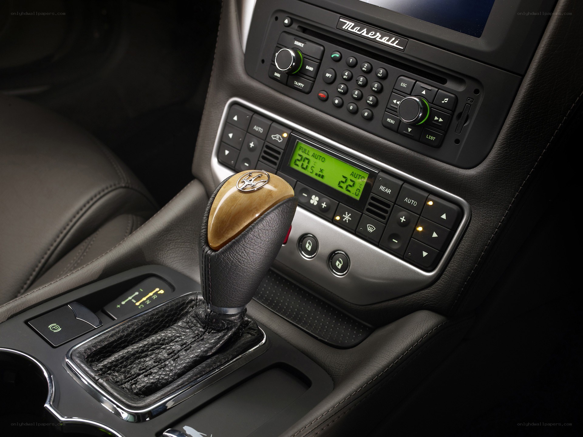 Maserati car interior