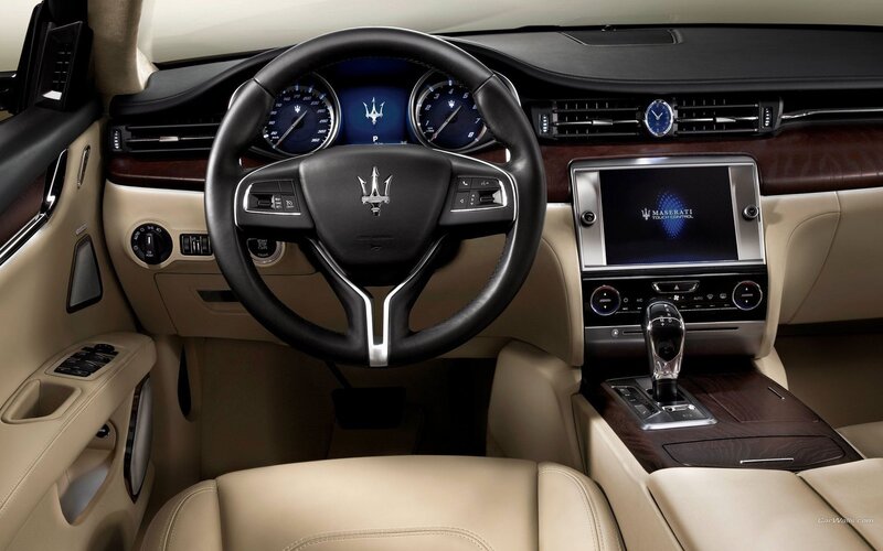 Maserati Car Interior — Beige