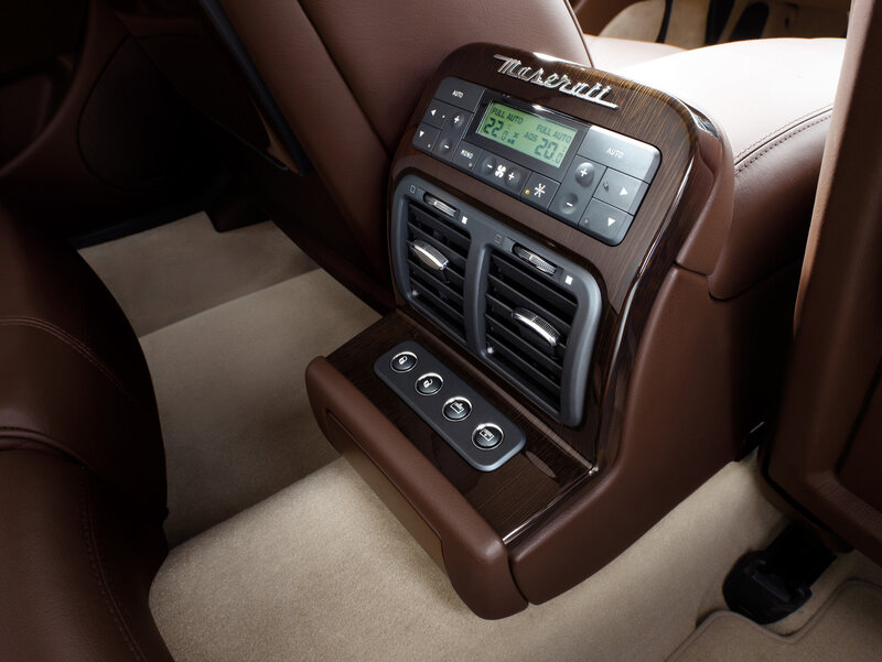 Maserati car interior controls