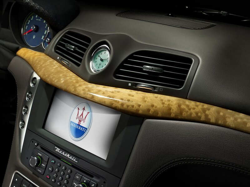 Maserati car interior dashboard