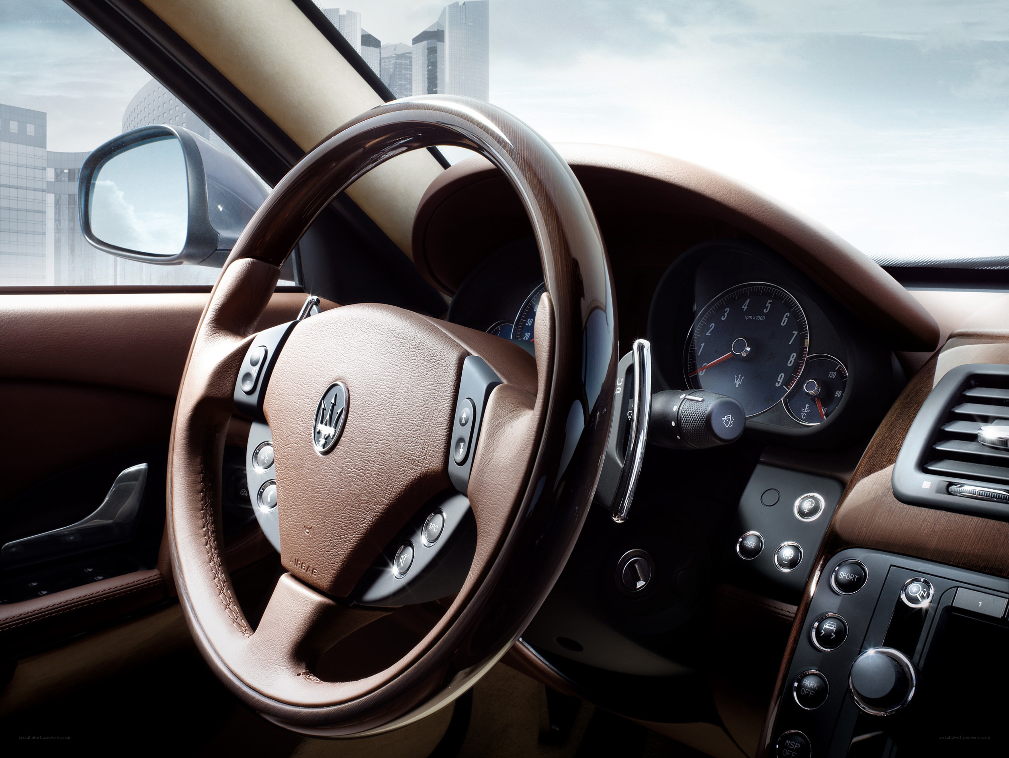 Maserati car interior