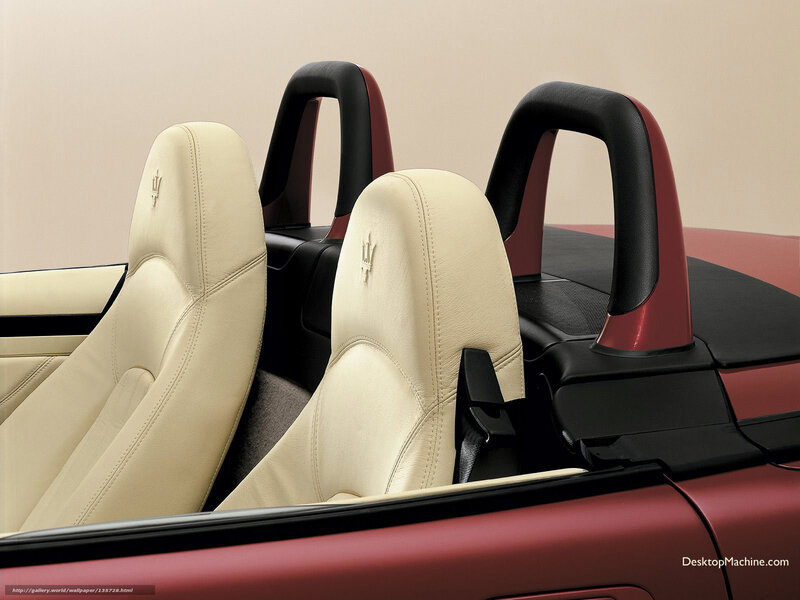 Maserati convertible interior