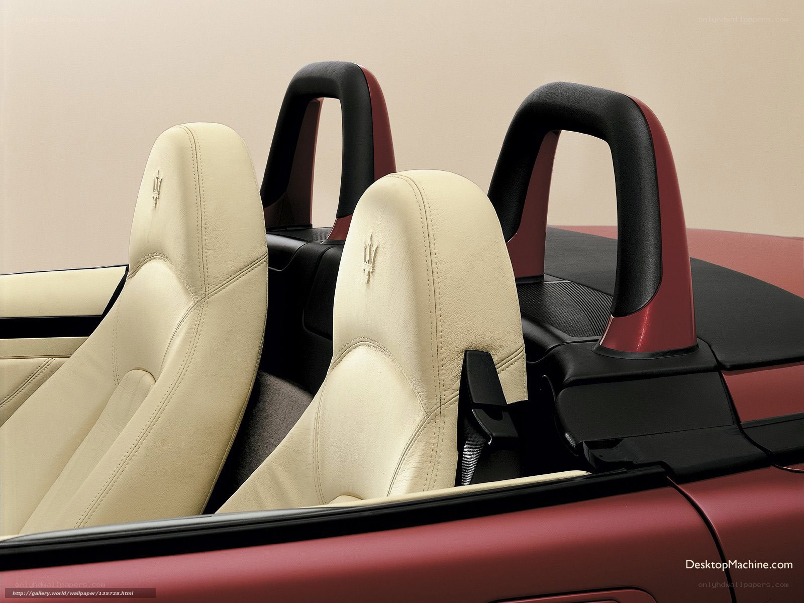 Maserati convertible interior