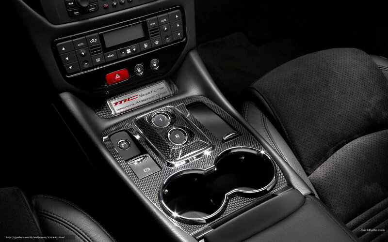 Maserati Corse interior details