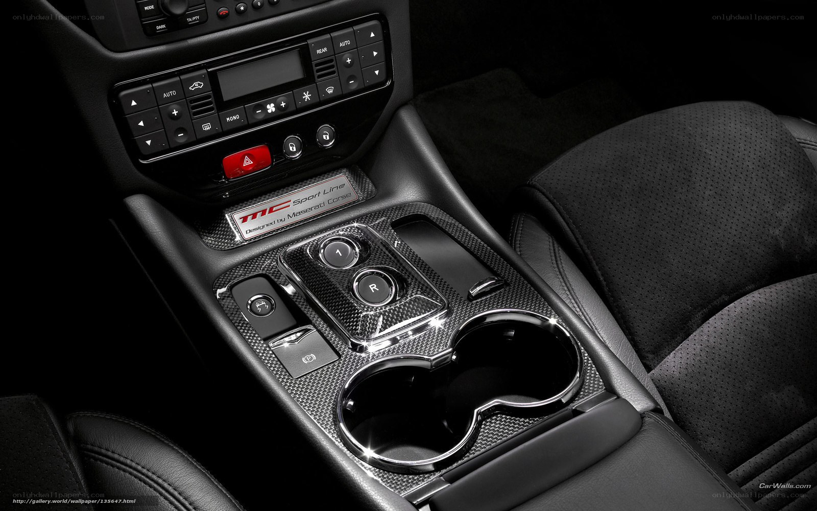 Maserati Corse interior details
