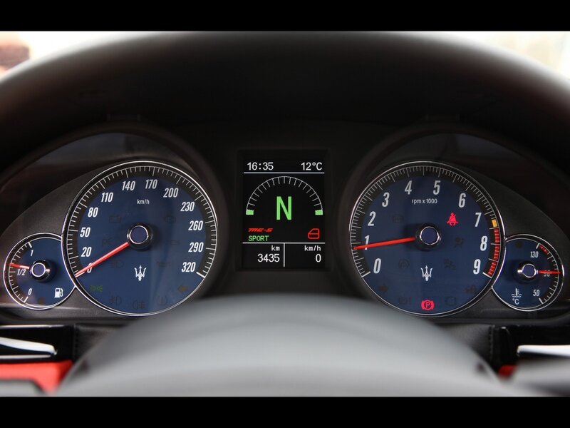 Maserati Dashboard — Black, Neutral, Photograph, Speedometer