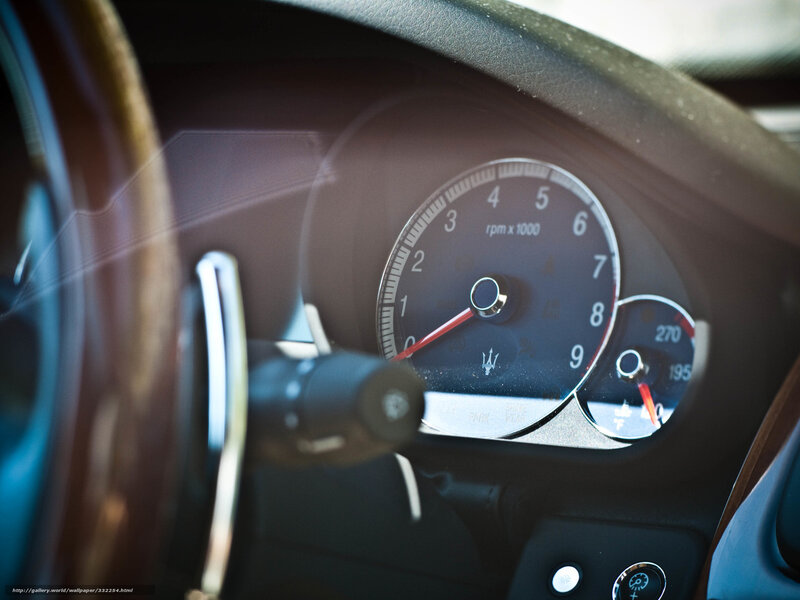 Maserati Dashboard — Black