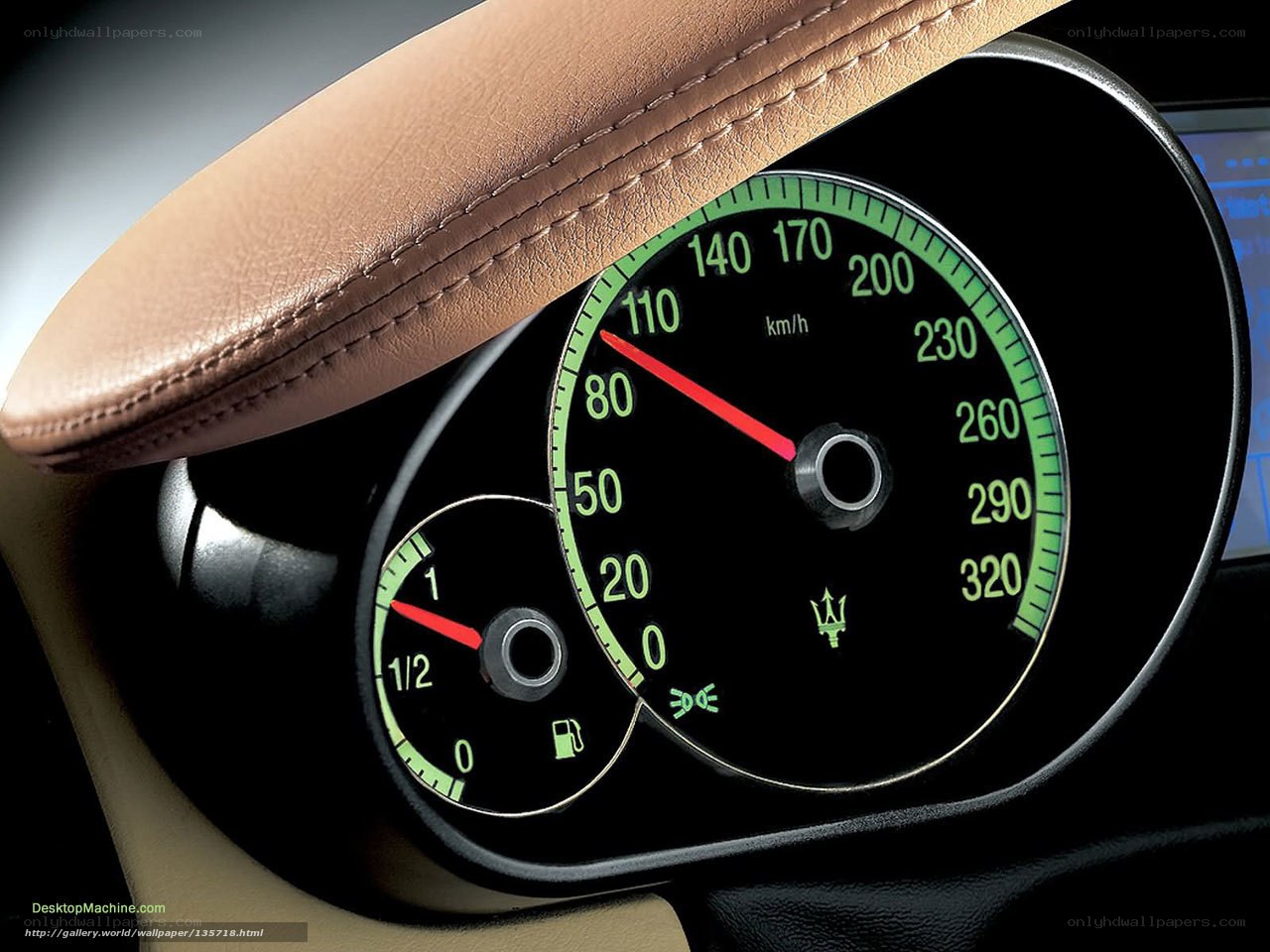 Maserati dashboard close-up