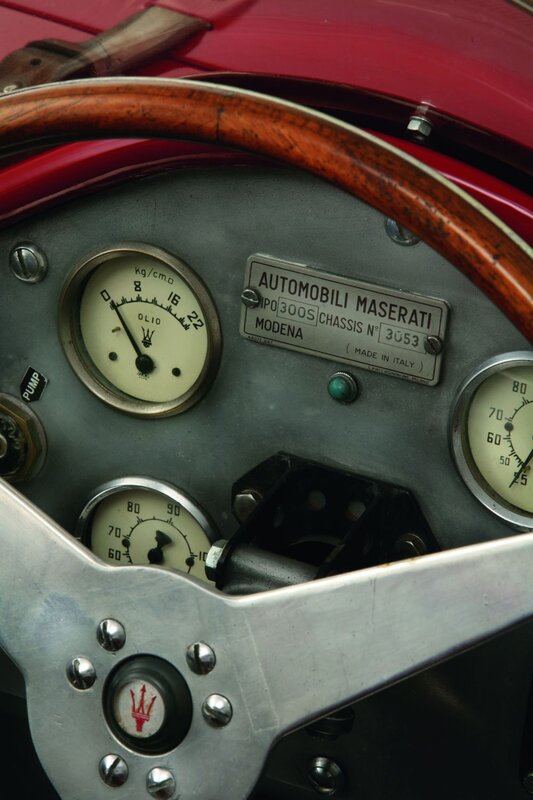 Maserati dashboard close-up