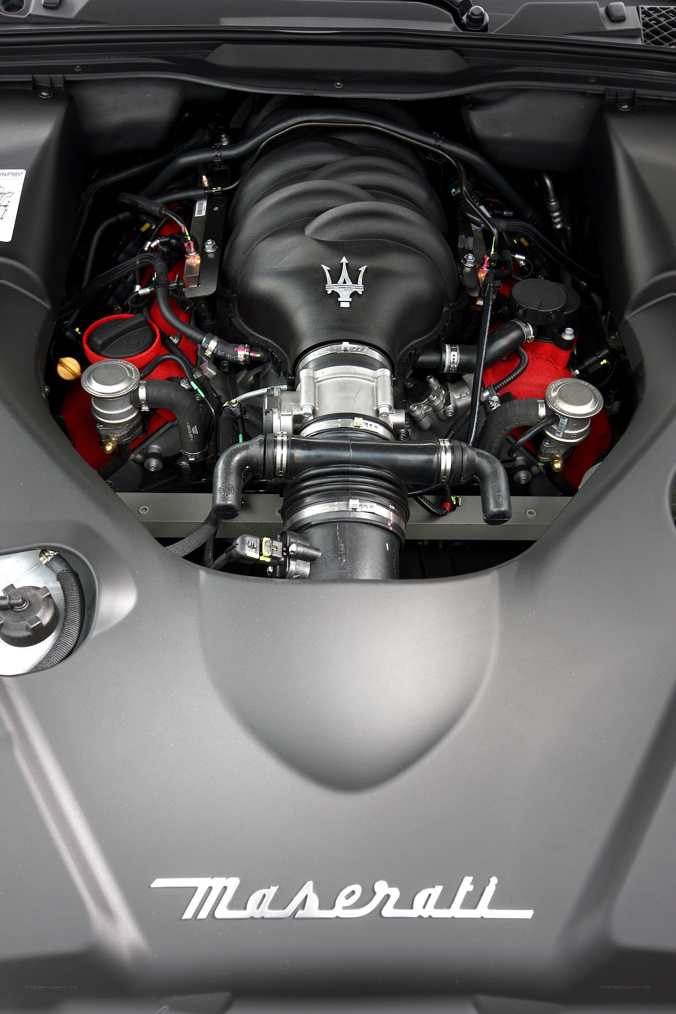 Maserati engine bay