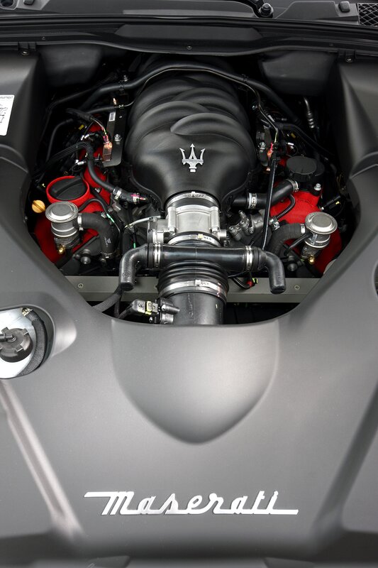 Maserati Engine Bay — Black, Mechanical