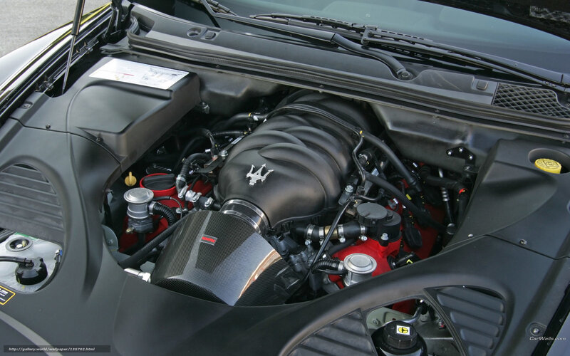 Maserati Engine Bay — Black