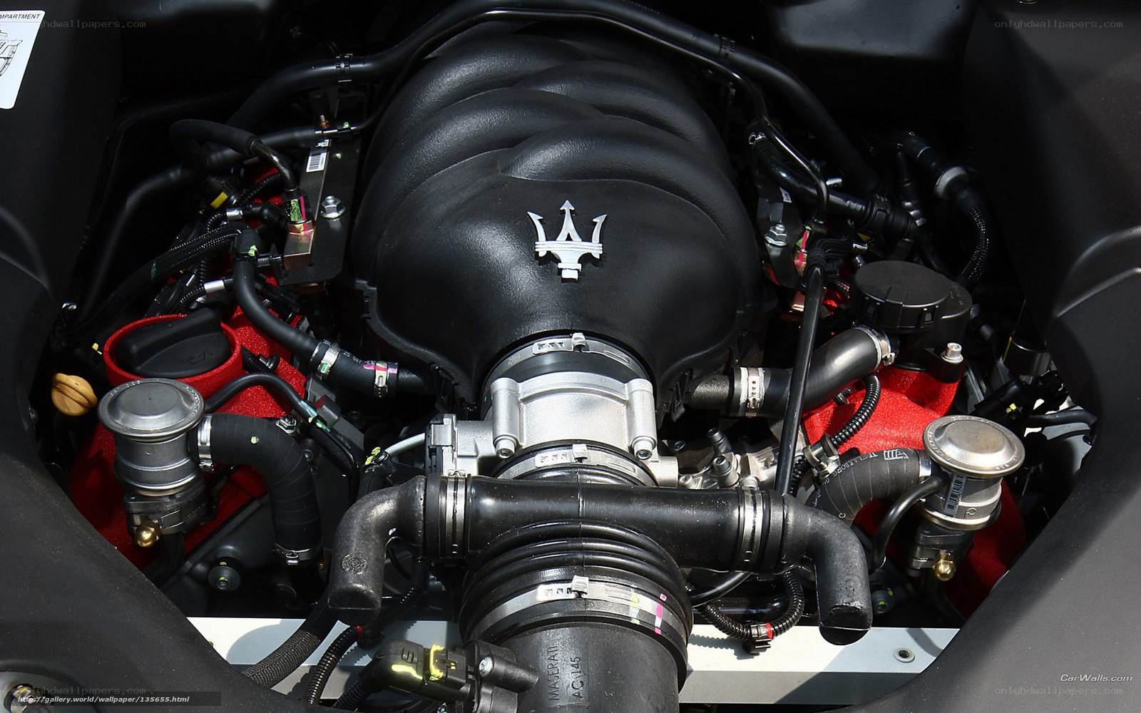 Maserati engine bay