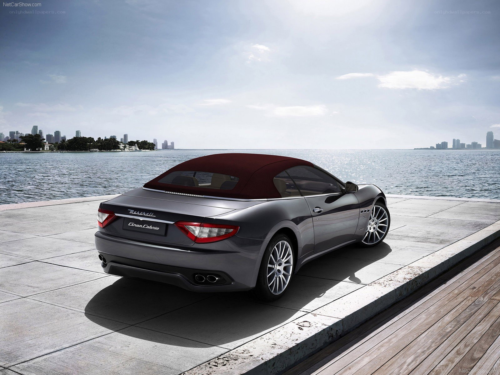 Maserati GranCabrio by water