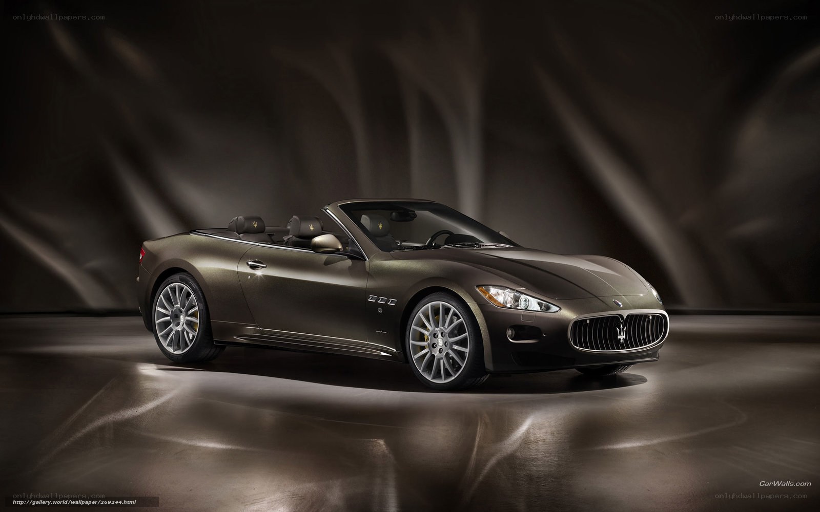 Maserati GranCabrio in studio