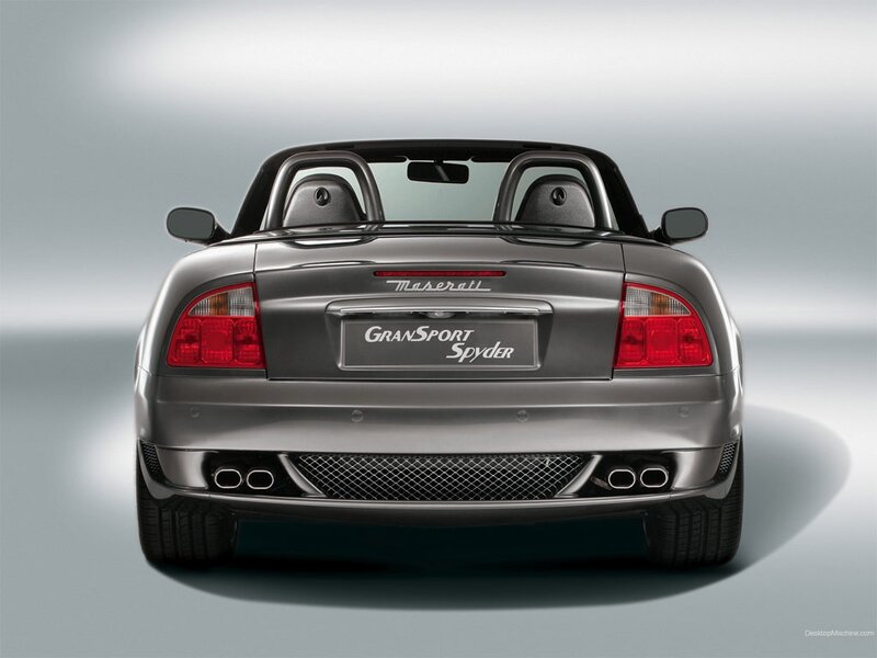 Maserati GranSport Spyder rear view