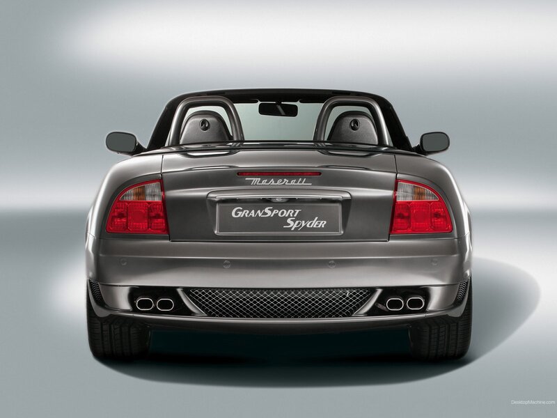 Maserati GranSport Spyder rear view
