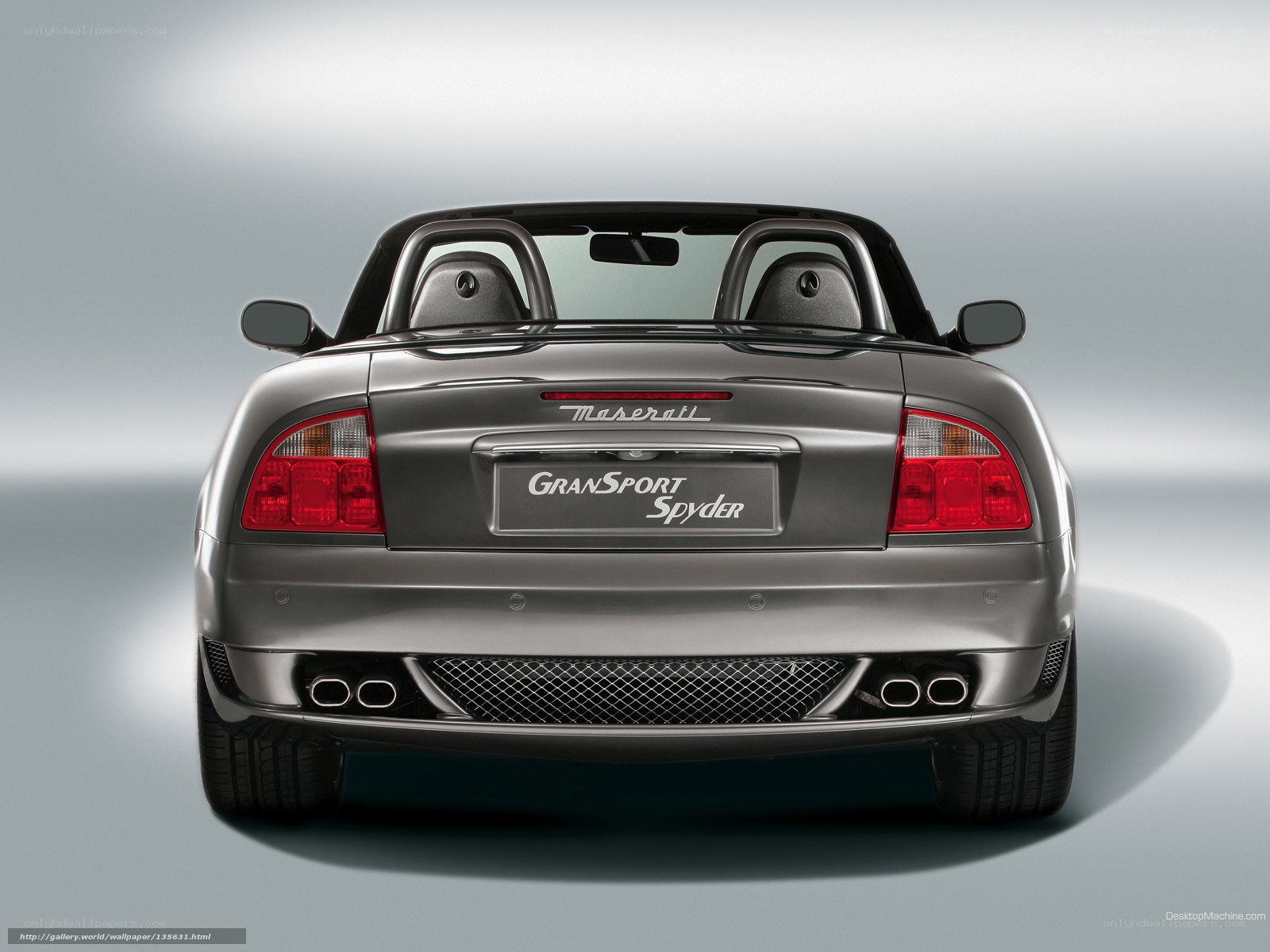 Maserati GranSport Spyder rear view