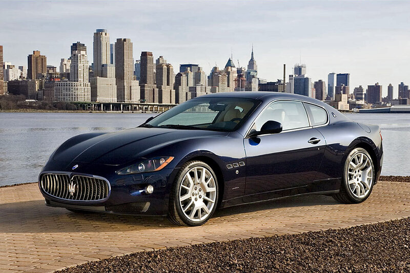Maserati GranTurismo by the river