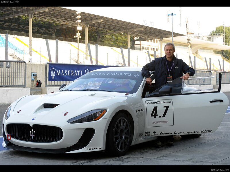 Maserati GranTurismo MC at racetrack