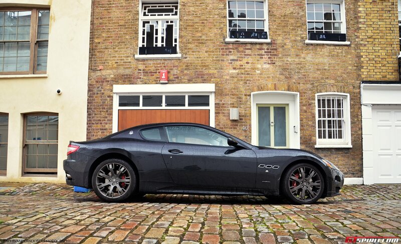 Maserati GranTurismo on cobblestones
