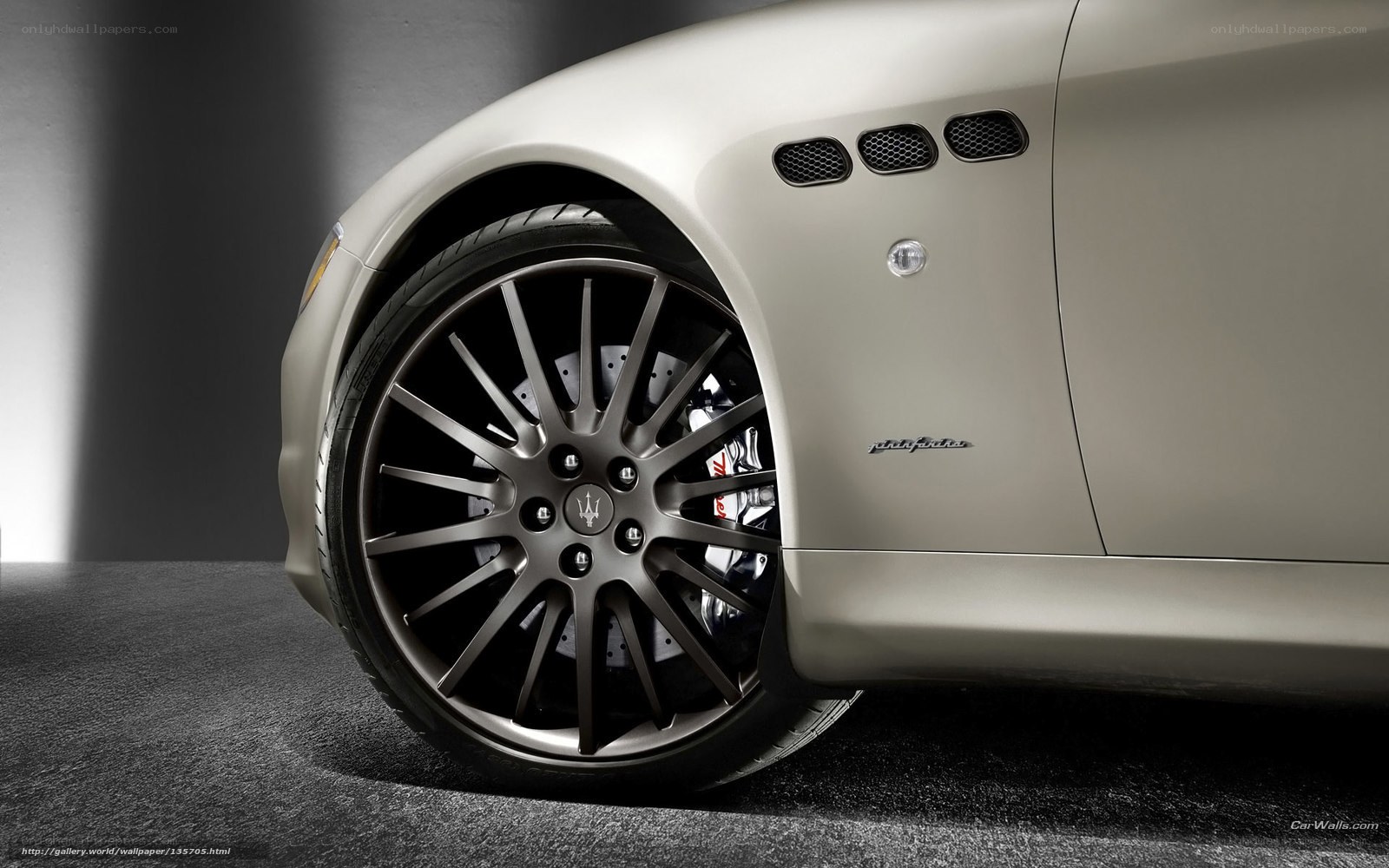 Maserati GranTurismo wheel detail