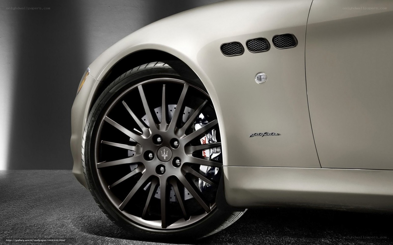 Maserati GranTurismo wheel detail