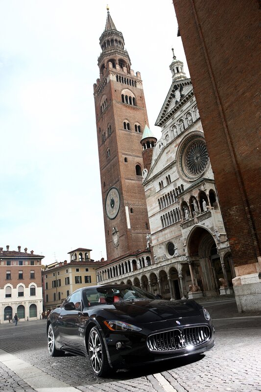 Maserati in Cremona square