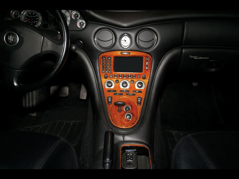 Maserati interior dashboard