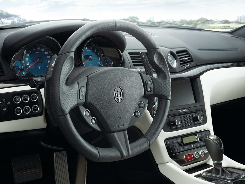 Maserati interior dashboard
