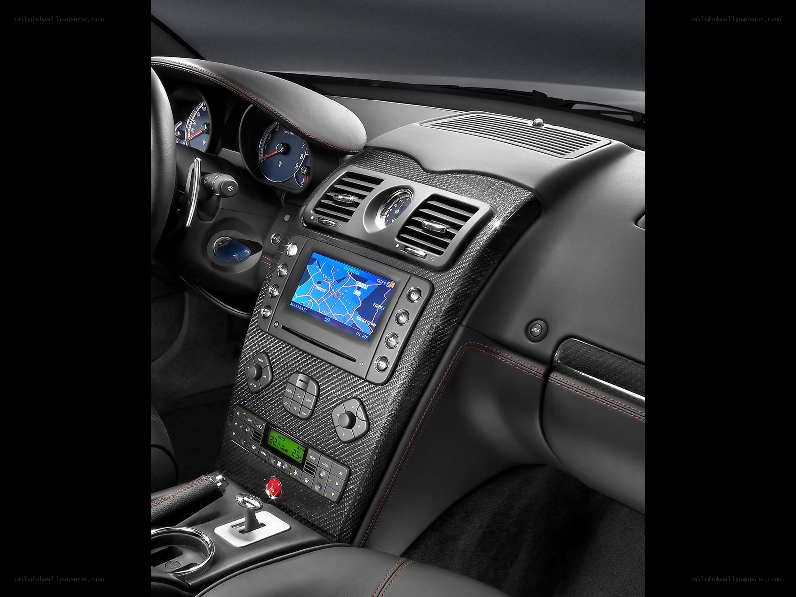 Maserati interior dashboard