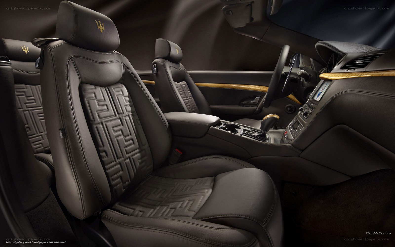 Maserati interior luxury seats